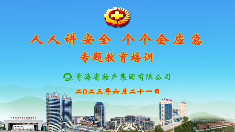提高安全管理水平 落實(shí)全員安全責(zé)任——集團(tuán)安委會(huì)舉辦2023年“人人講安全，個(gè)個(gè)會(huì)應(yīng)急”專(zhuān)題教育培訓(xùn)